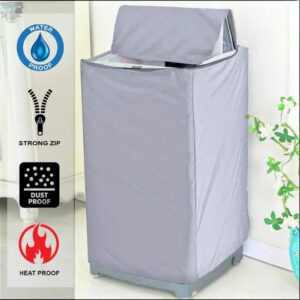 1 Pc Parachute Plain Washing Machine Cover - Size 1 Ton