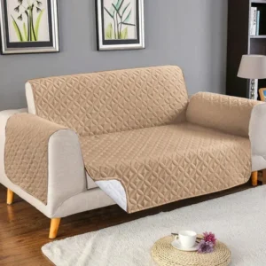 Ultrasonic Quilted Sofa Cover (Beach Color)