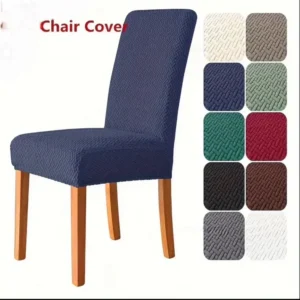 Velvet Strip Chair Covers